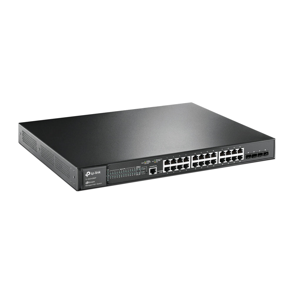 SWITCH POE  TP-LINK   SG3428MP, NEGRO, 24