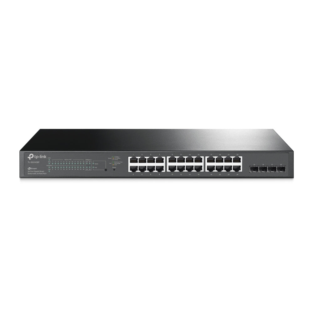 SWITCH TP-LINK SG2428P, NEGRO, 250 W
