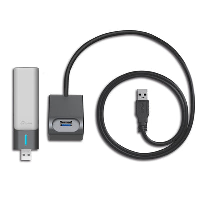 ADAPTADOR USB INALÁMBRICO DE ALTA GANANCIA AX3000