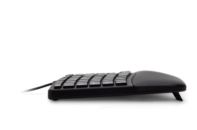 TECLADO ERGONÓMICO PRO FIT KENSINGTON CON ESCRITURA SILENCIONSA; TECLAS DE ACCESOS DIRECTOS; DIVIDIDO CON INCLINACIÓN INVERSA AJUSTABLE USB-A,1.80MTS.