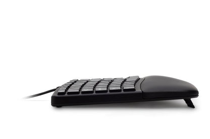 TECLADO ERGONÓMICO PRO FIT KENSINGTON CON ESCRITURA SILENCIONSA; TECLAS DE ACCESOS DIRECTOS; DIVIDIDO CON INCLINACIÓN INVERSA AJUSTABLE USB-A,1.80MTS.