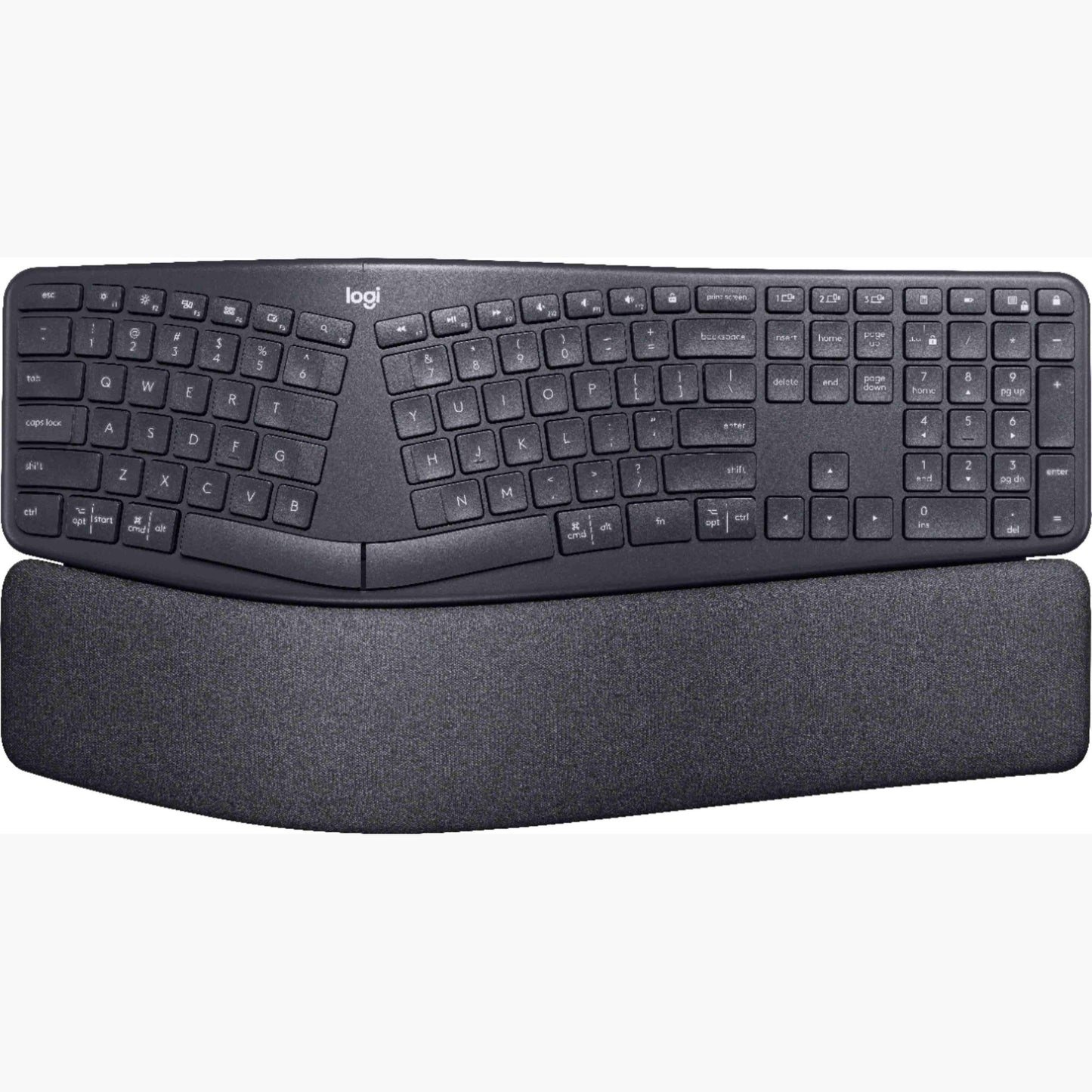 TECLADO LOGITECH ERGO K860, BLUETOOTH, NEGRO, INALÁMBRICO