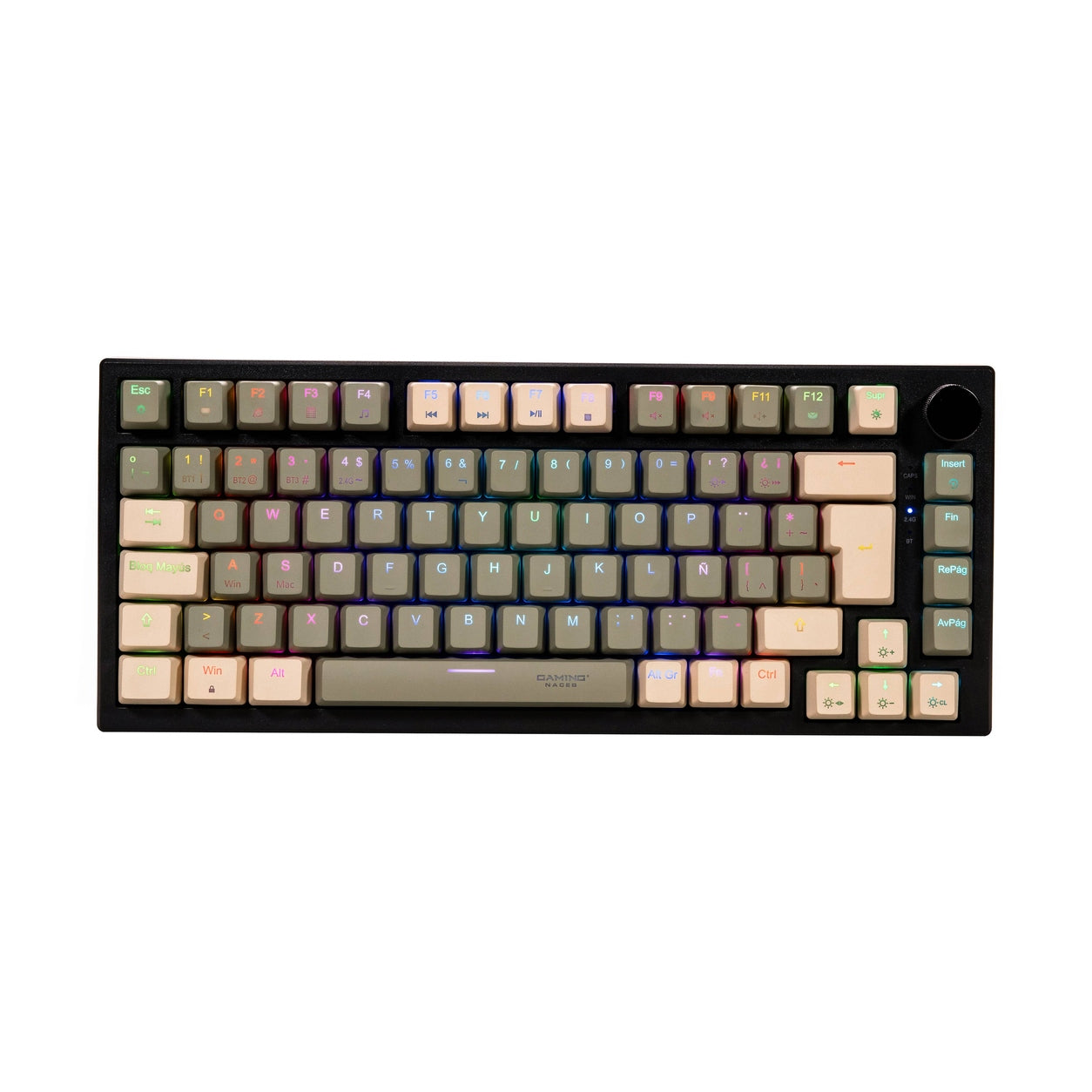 TECLADO MECANICO GAMER 80% K476 NA-0969