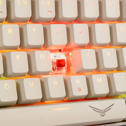 NACEB TECLADO MECANICO GAMER RGB 80% COMPACTO 84 TECLAS GRAY BASILISK NA-0970