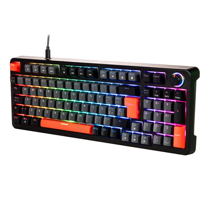 NACEB TECLADO MECANICO GAMER SWITCH RGB RED PHYTON NA-0972N