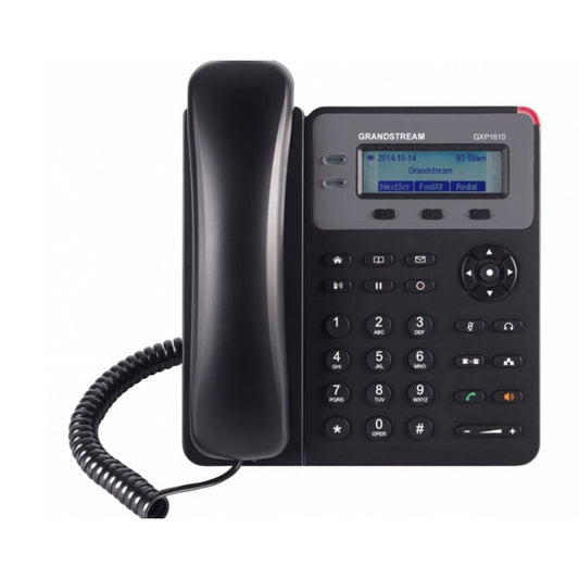 TELEFONO IP DE 1 LINEA CON 1 CUENTA SIP, ETHERNET SIN POE, CONFERENCIA DE 3 VIAS,INCLUYE SU FUENTE DE ALIMENTACION