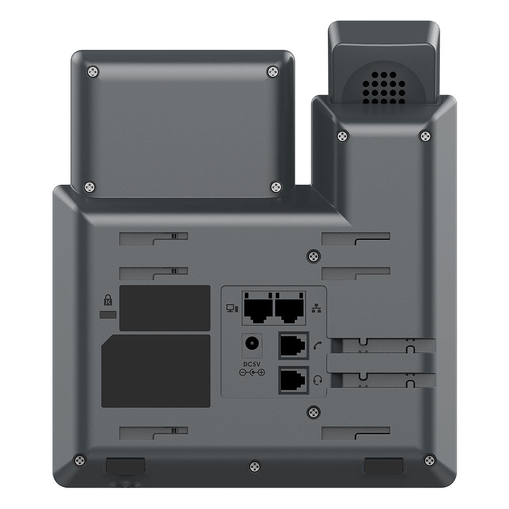 TELÉFONO IP DE 2 LÍNEAS CON 2 CUENTAS SIP, CONFERENCIA DE 5 VÍAS, ETHERNET SIN POE PERO SI INCLUYE SU FUENTE DE ALIMENTACIÓN