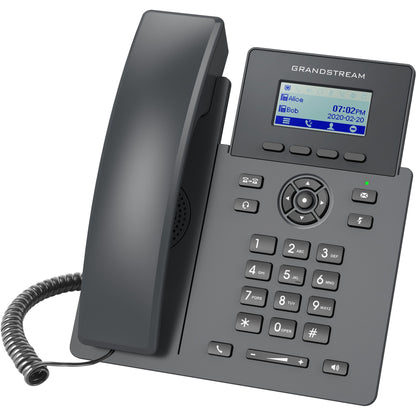 TELÉFONO IP DE 2 LÍNEAS CON 2 CUENTAS SIP, CONFERENCIA DE 5 VÍAS, ETHERNET SIN POE PERO SI INCLUYE SU FUENTE DE ALIMENTACIÓN