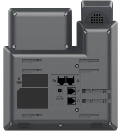 TELÉFONO IP DE 2 LÍNEAS CON 4 CUENTAS SIP, CONFERENCIA DE 5 VÍAS, ETHERNET, POE, PERO SI INCLUYE SU FUENTE DE ALIMENTACIÓN