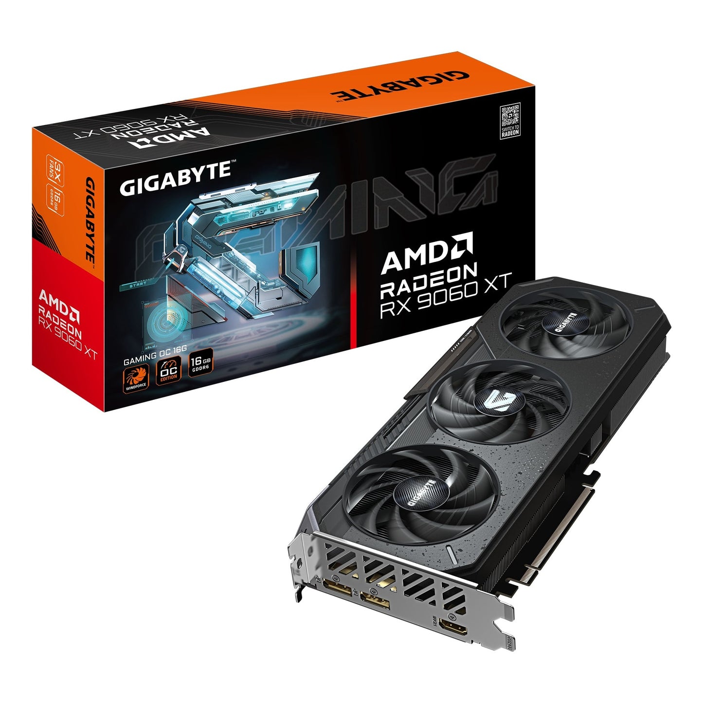 TARJETA DE VIDEO GIGABYTE ATX GV-R906XTGAMING OC-16GD, 16GD, 128 BITS, GDDR6, PCI-E 5.0