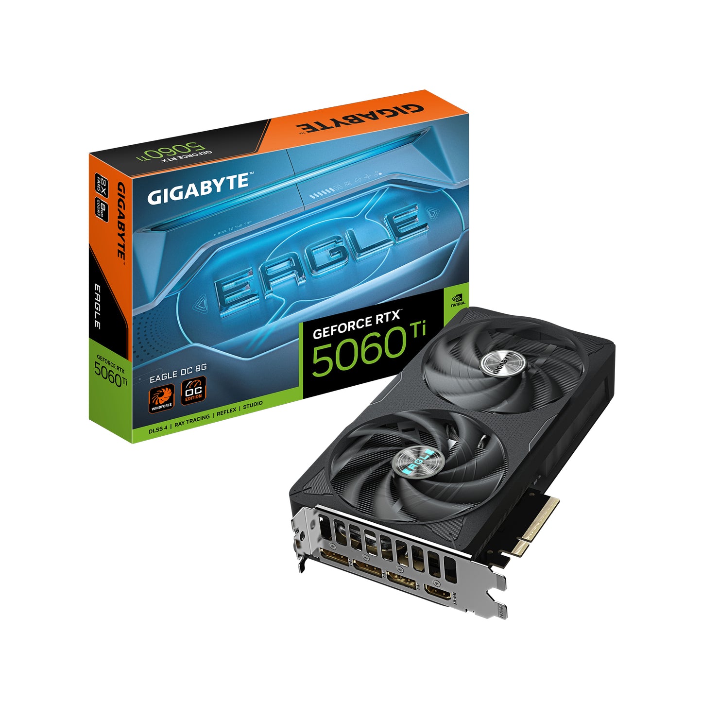 TARJETA DE VIDEO GIGABYTE RTX  GV-N506TEAGLE OC-8GD,  8GB, 128 BITS, GDDR7, PCI-E 5.0