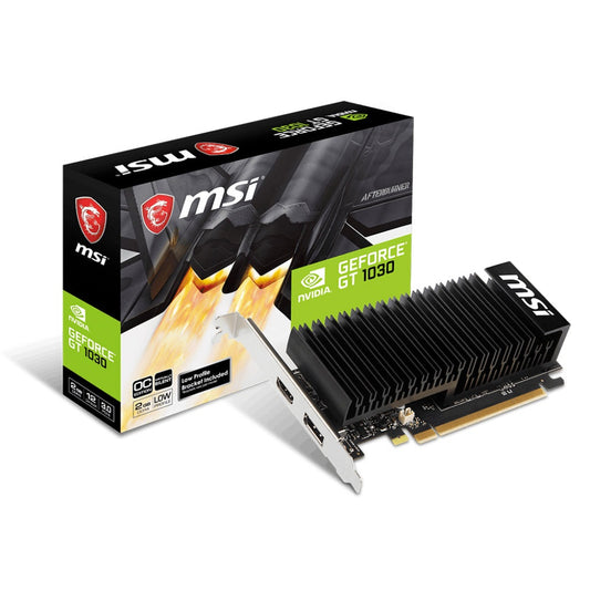 TARJETA DE VIDEO MSI GT 1030 SGD4 LP OC, 2 GB GDDR4, NVIDIA, GEFORCE GT 1030, 2GB, GDDR4, PCI EXPRESS X16 3.0