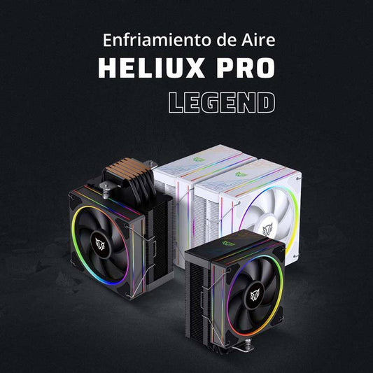 ENFRIAMIENTO DE AIRE  BAMLAM RUSH HELIUX PRO HEX60 SISTEMA DE ENFRIAMIENTO DE AIRE, DISIPADOR DE AIRE, ILUMINACIÓN ARGB
