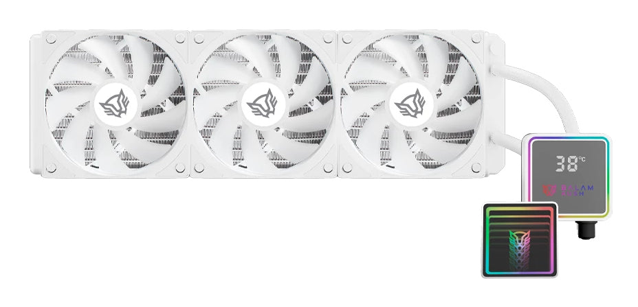 ENFRIAMIENTO LIQUIDO  BAMLAM RUSH CRYO PRISM 360 ICE  SISTEMA DE ENFRIAMIENTO DE AIRE
