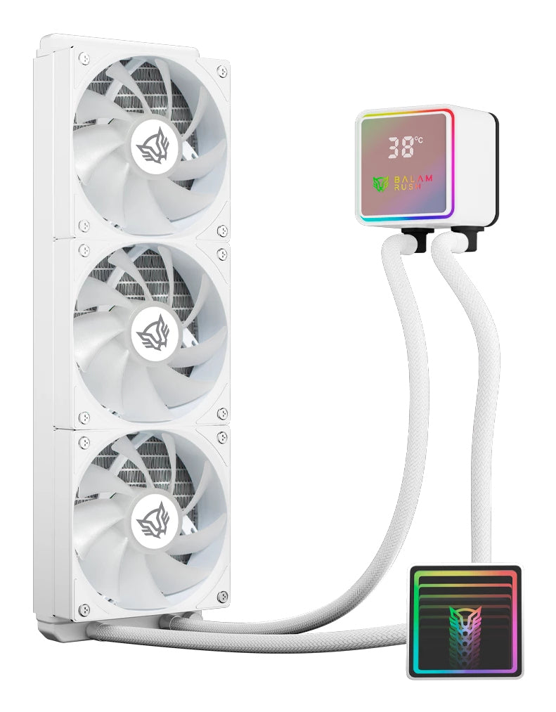 ENFRIAMIENTO LIQUIDO  BAMLAM RUSH CRYO PRISM 360 ICE  SISTEMA DE ENFRIAMIENTO DE AIRE