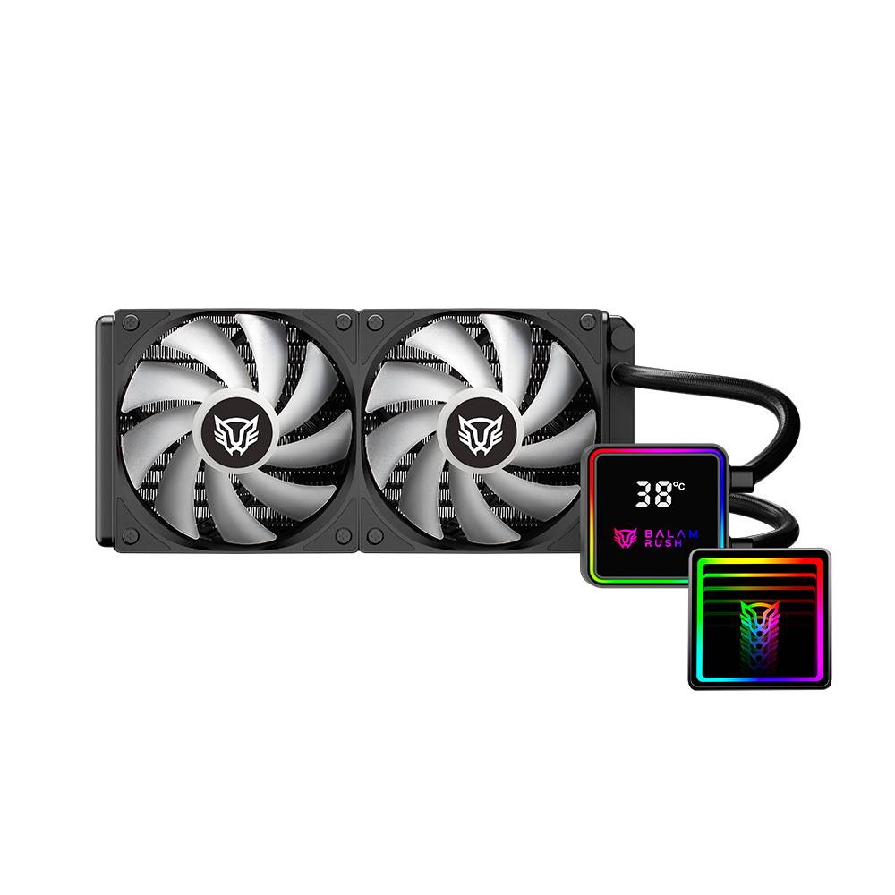 ENFRIAMIENTO LIQUIDO  BAMLAM RUSH CRYO PRISM 240 BLACK  SISTEMA DE ENFRIAMIENTO DE AIRE