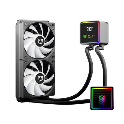 ENFRIAMIENTO LIQUIDO  BAMLAM RUSH CRYO PRISM 240 BLACK  SISTEMA DE ENFRIAMIENTO DE AIRE