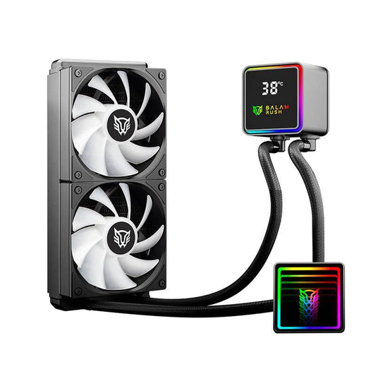 ENFRIAMIENTO LIQUIDO  BAMLAM RUSH CRYO PRISM 240 BLACK  SISTEMA DE ENFRIAMIENTO DE AIRE
