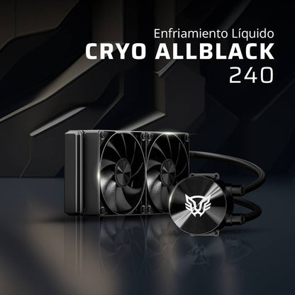 ENFRIAMIENTO LIQUIDO  BAMLAM RUSH CRYO ALLBLACK 240  SISTEMA DE ENFRIAMIENTO LIQUIDO