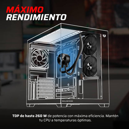 ENFRIAMIENTO LIQUIDO  BAMLAM RUSH CRYO ALLBLACK 240  SISTEMA DE ENFRIAMIENTO LIQUIDO