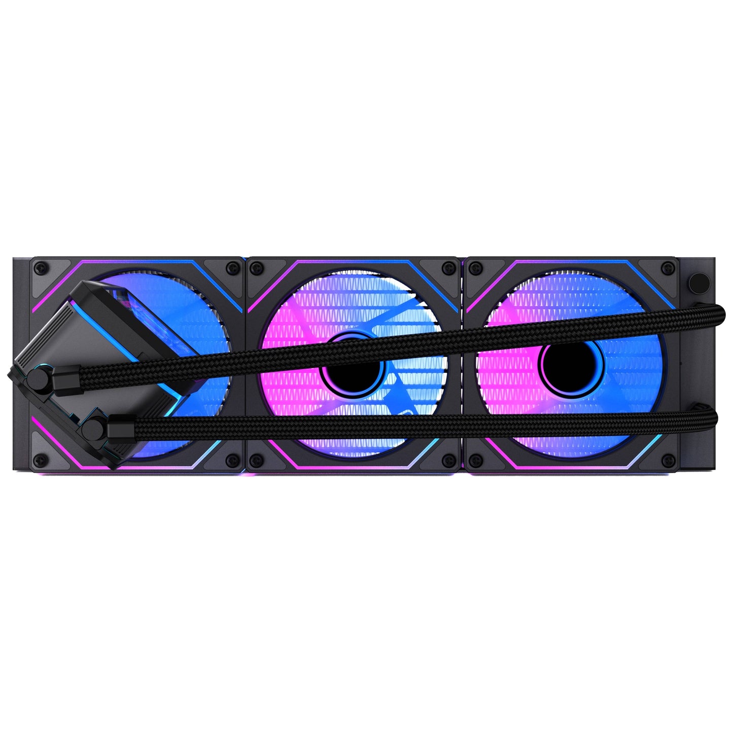 NACEB ENFRIAMIENTO LIQUIDO BOREAL 360MM PANTALLA LCD 2.8 PULGADAS ARGB NEGRO NA-0657N