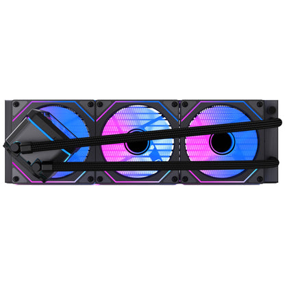 NACEB ENFRIAMIENTO LIQUIDO BOREAL 360MM PANTALLA LCD 2.8 PULGADAS ARGB NEGRO NA-0657N