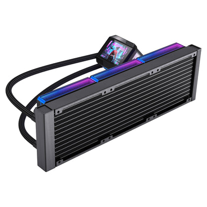 NACEB ENFRIAMIENTO LIQUIDO BOREAL 360MM PANTALLA LCD 2.8 PULGADAS ARGB NEGRO NA-0657N