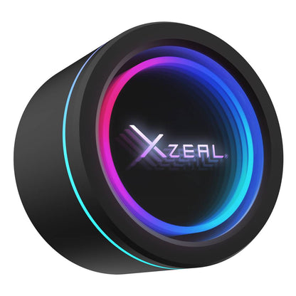 ENFRIAMIENTO LIQUIDO XZEAL 240MM REDONDO XZ413 PARA CPU 2 FAN X120MM MANGUERAS ARGB 3 PINES + PWM 4 PINES + SEGURO PARA INTEL/AMD NEGRO