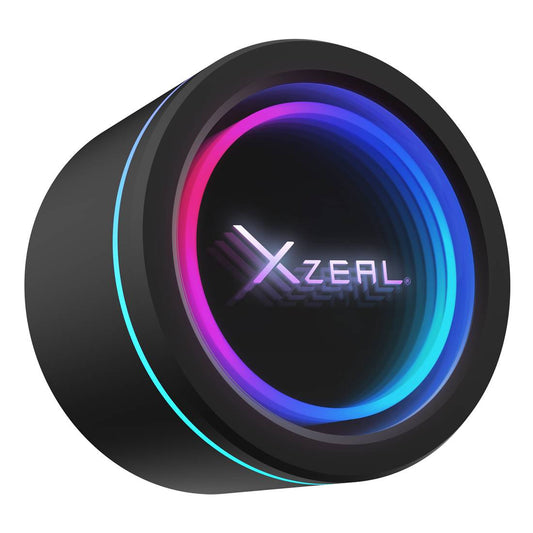 ENFRIAMIENTO LIQUIDO XZEAL 240MM REDONDO XZ413 PARA CPU 2 FAN X120MM MANGUERAS ARGB 3 PINES + PWM 4 PINES + SEGURO PARA INTEL/AMD NEGRO