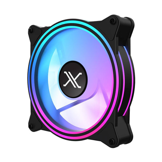 ENFRIAMIENTO LIQUIDO XZEAL 360MM REDONDO XZ414 PARA CPU 3 FAN X120MM MANGUERAS ARGB 3 PINES + PWM 4 PINES + SEGURO PARA INTEL/AMD NEGRO