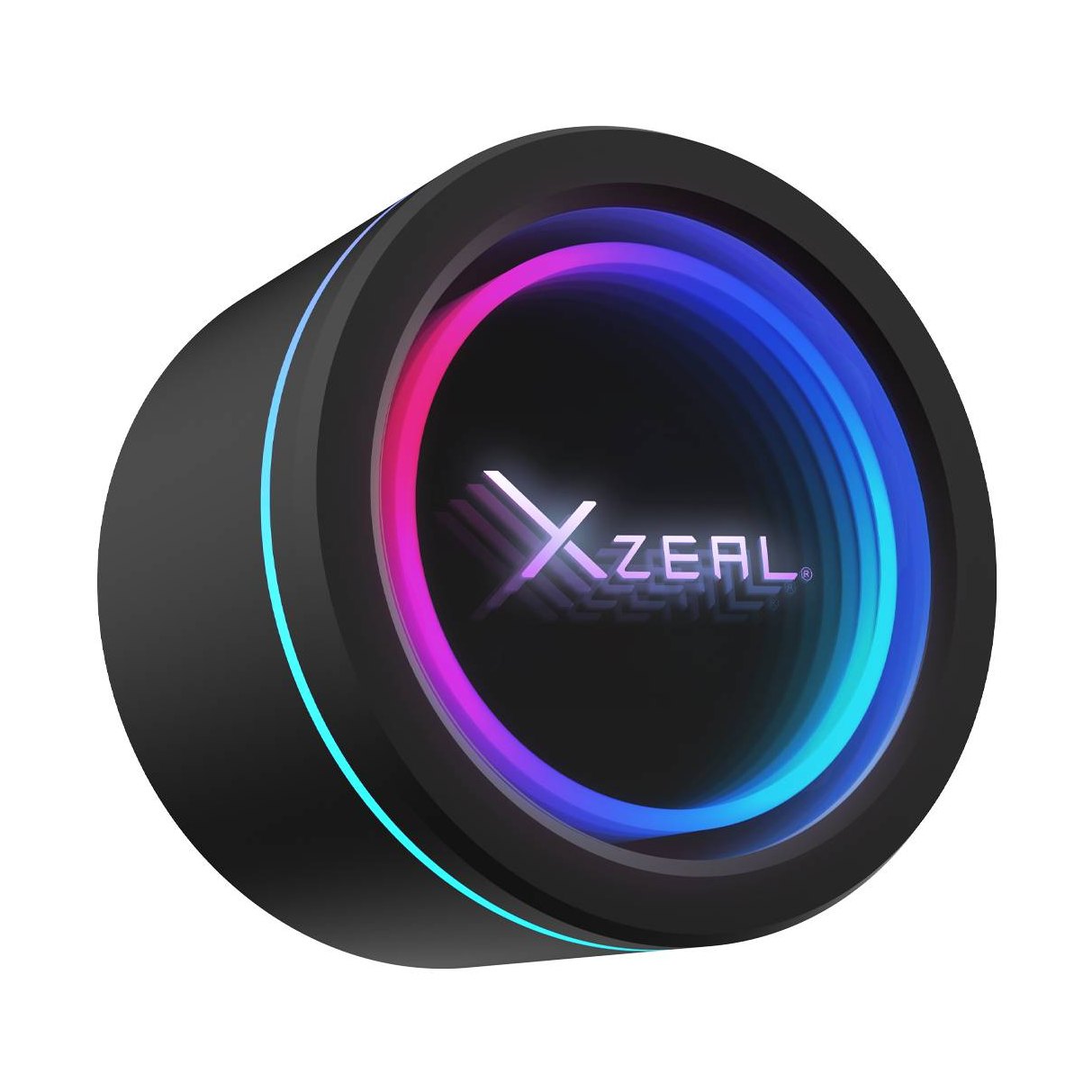 ENFRIAMIENTO LIQUIDO XZEAL 360MM REDONDO XZ414 PARA CPU 3 FAN X120MM MANGUERAS ARGB 3 PINES + PWM 4 PINES + SEGURO PARA INTEL/AMD NEGRO