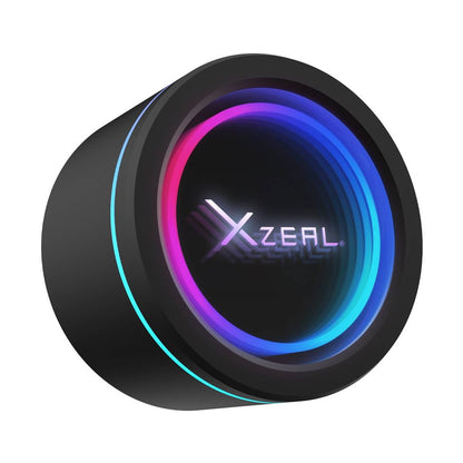 ENFRIAMIENTO LIQUIDO XZEAL 360MM REDONDO XZ414 PARA CPU 3 FAN X120MM MANGUERAS ARGB 3 PINES + PWM 4 PINES + SEGURO PARA INTEL/AMD NEGRO